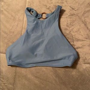 Blue swim top from aerie never worn